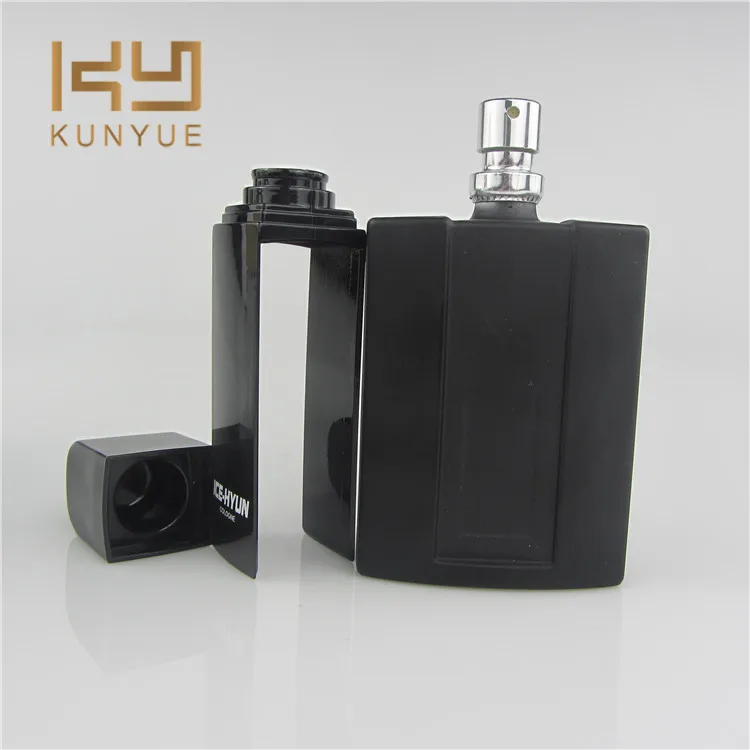 50ml Black Cologne Perfume  Bottle luxury glass for men