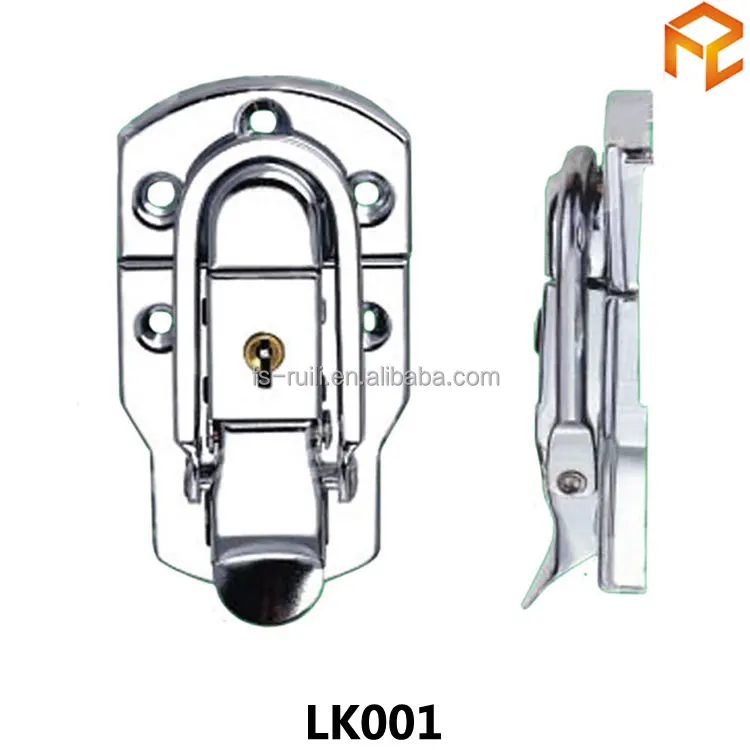 chrome plated tool box lock suitcase lock aluminum case drawbolt lock