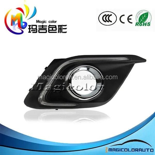 12V световод DRL Mazda 3 светодиодными фарами дневного света, пригодный для Mazda 3 AXELA 2014