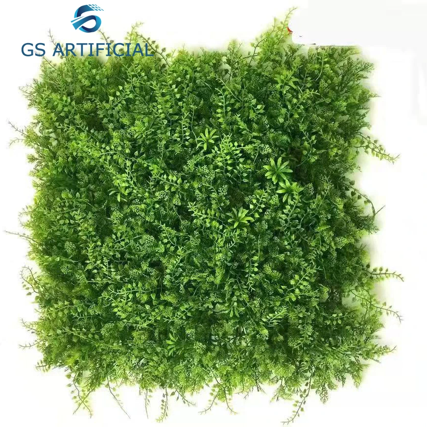 3D Анти-ультрафиолетовая цветная искусственная вертикальная зеленая изгородь стены для сада и гостиниц Декор