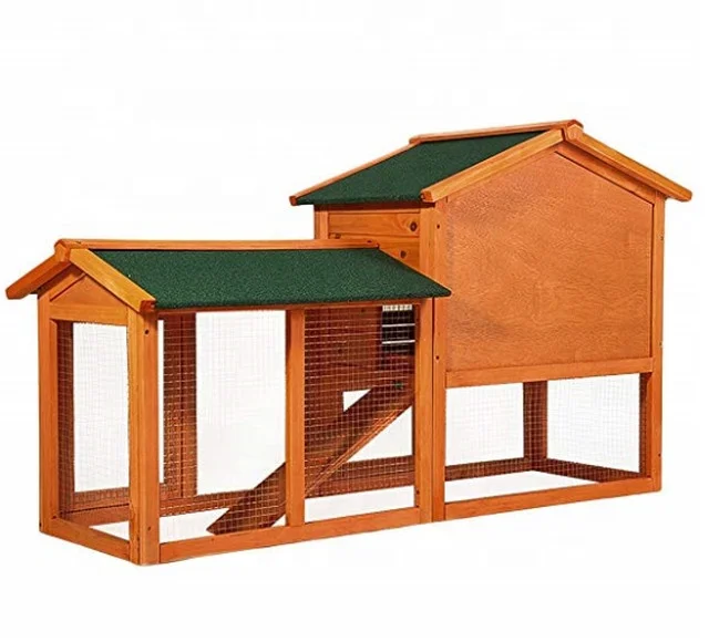 Chicken Coop Rabbit Hutch Wood House waterproof Pet Cage for Small Animals