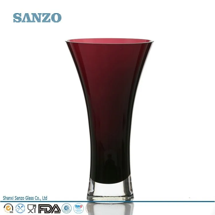 sanzo пользовательских производителем стекла вазы стеклянную пирамиду