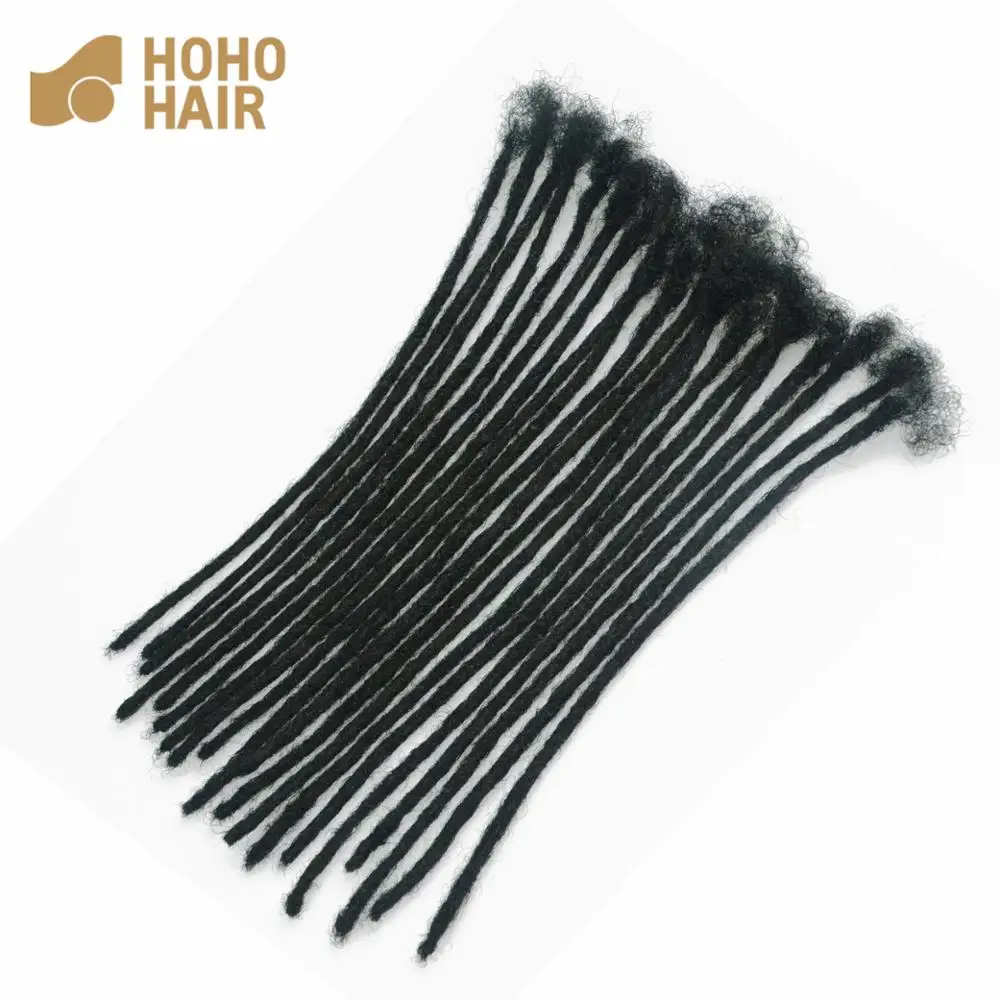 [HOHO DREADS] Wholesale hot selling in USA 12inch/0.4cm afro kinky human hair for dreadlocks African-American