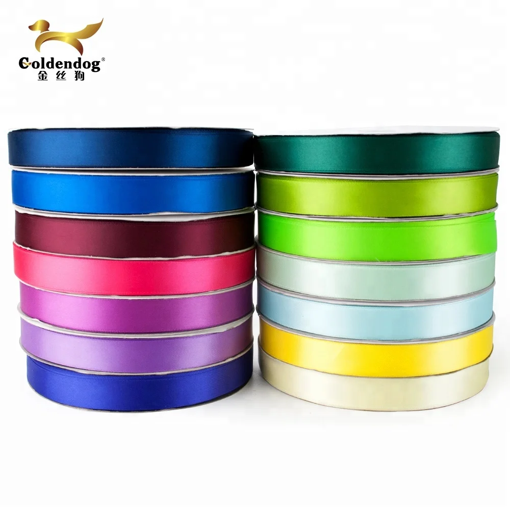 high quality ready stock 100 yards/roll satin ribbon 100% polyester 25mm