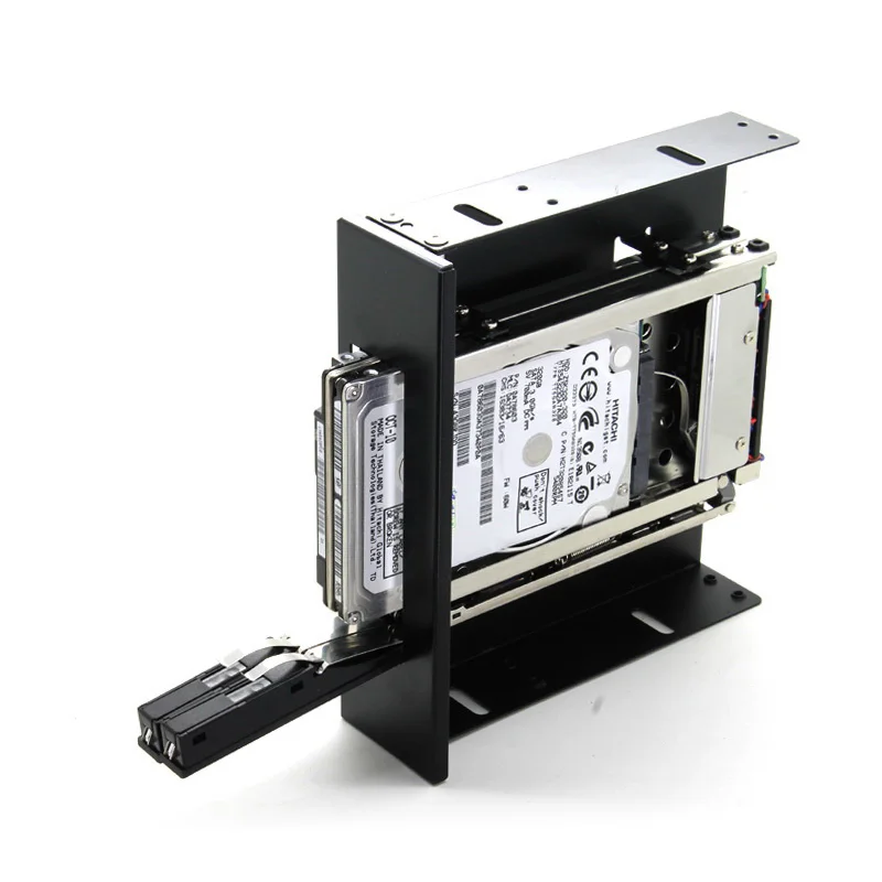 Swap Mobile Rack 2.5 inch for 2 Bay Dual 2.5inch Hard Drive Internal SATA III HDD SSD Backplane Frame