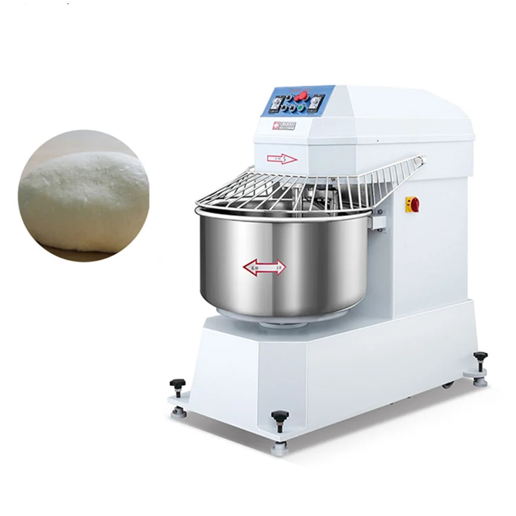 
Commercial pizza bakery large big 50kg 75kg 100kg spiral flour mixing adjustable dough mixer machine 