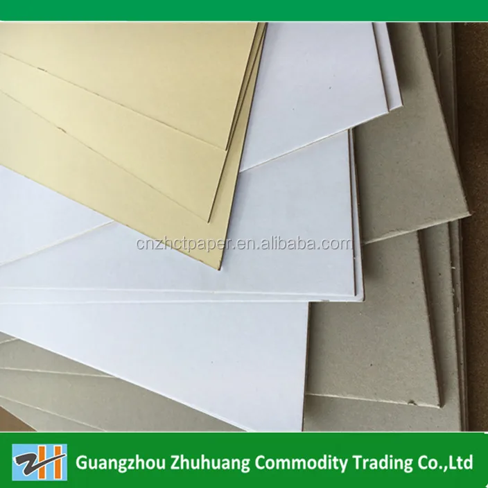 Egg shell color laminated paper board 1.30mm