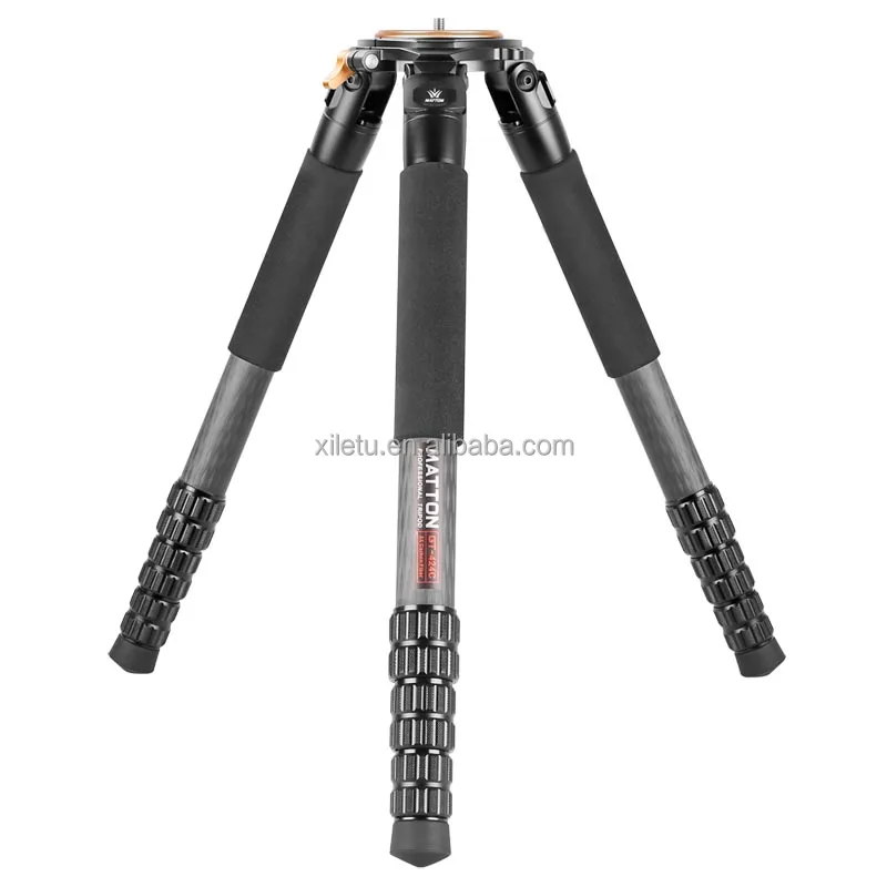 
2019 New GT-424C Bird Watching Professional Stable Panoramic Carbon Fiber Tripod For dslr Digital Video Camera 