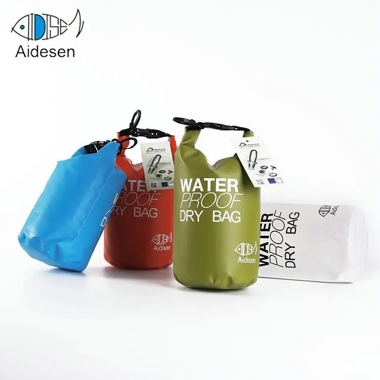 Custom Logo 500D PVC Roll Top Dry Bag Outdoor Water sports  Waterproof  Dry backpack