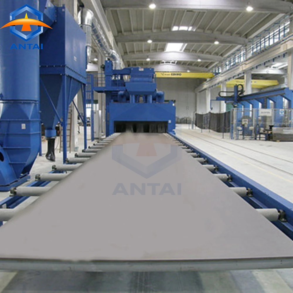 
Automatic plate shot blasting machine / blasting steel plate / plate painting machine 