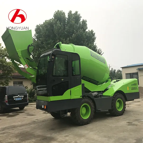 2018 Mini self loading concrete mixer truck with 4.0 capacity drum
