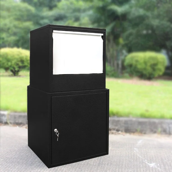 JHC6005 metal parcel drop box/delivery lbox/ large secure parcel box outdoor