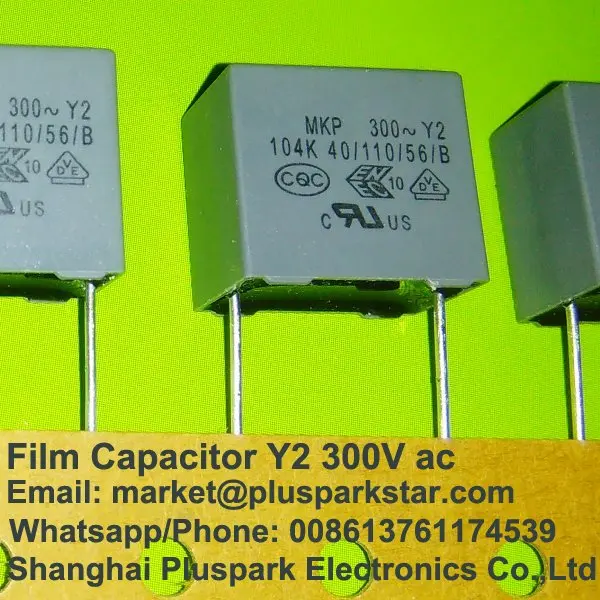 Film Capacitor 300V 0.1uF,MKP Capacitor 104 300VAC,Y2 Capacitor 100nF 300V