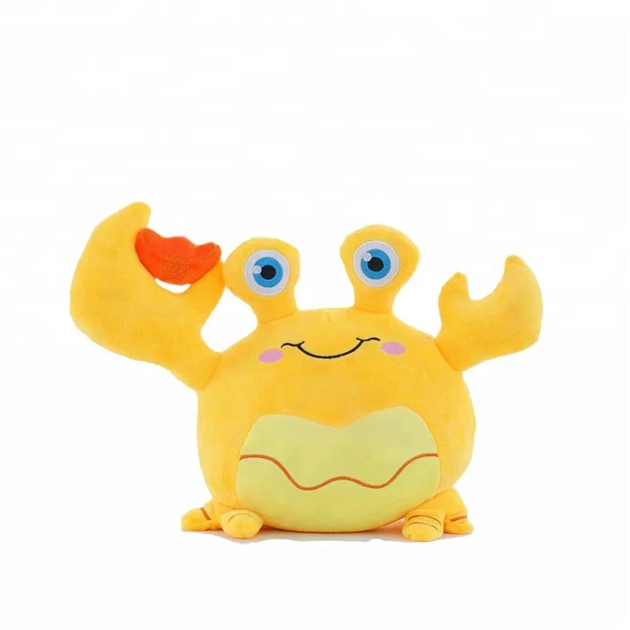 Custom Stuffed Plush Animal Crab Shaped Home Decor Pillows