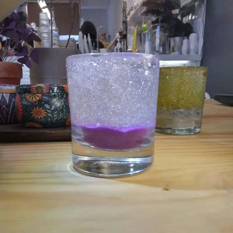 
Christmas nativity gift Clear Jelly Scented Candle Gel candle in Glass jar for European market 