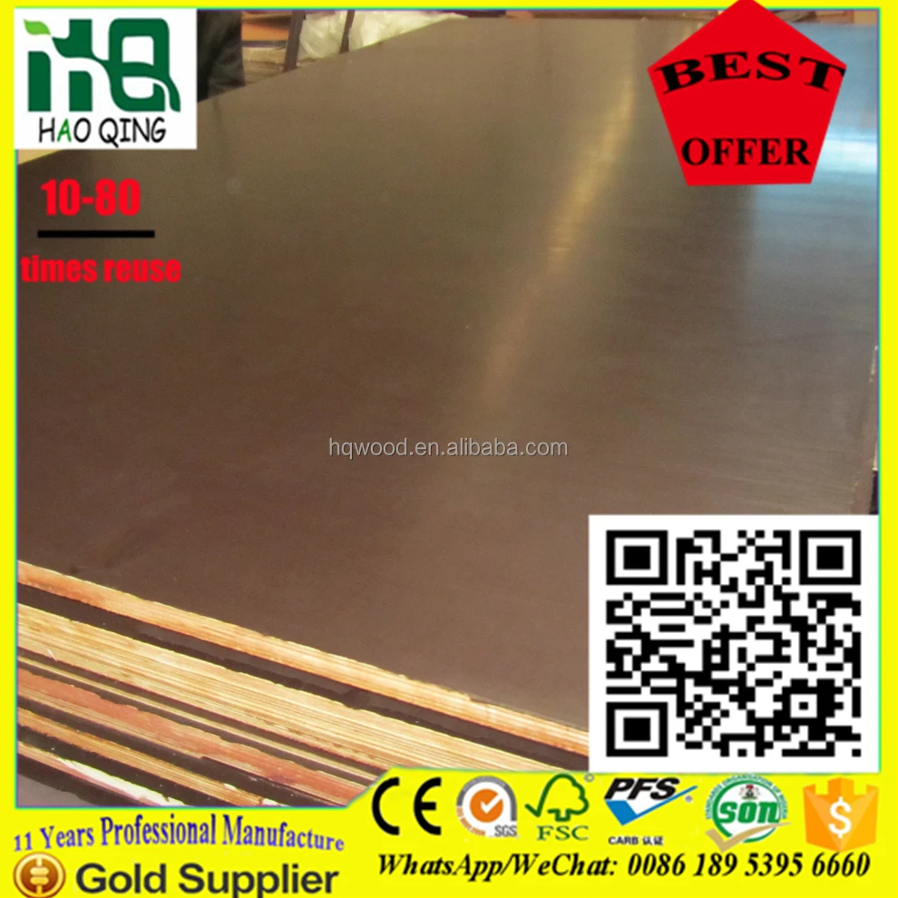 
Import dynea phenolic glue cheap 12mm 15mm 18mm marine plywood sheet 
