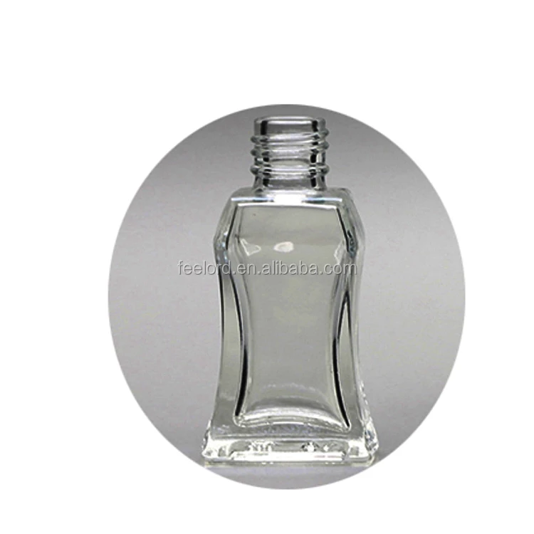 8.5ml empty nail polish bottle FD0931 custom clear glass nail polish remover bottle design