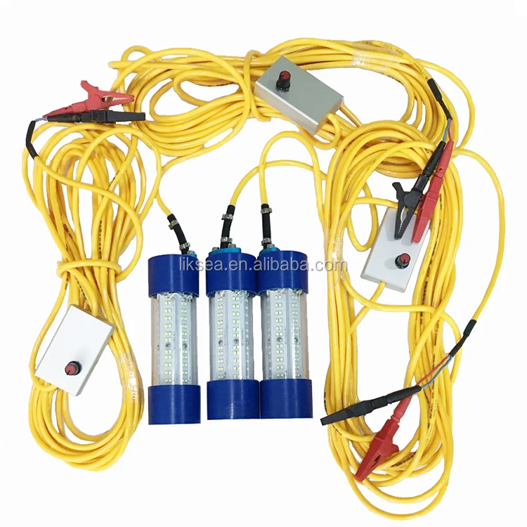 
DC12V 100W500W led Night fishing light Green white Hot selling Underwater fishing light 
