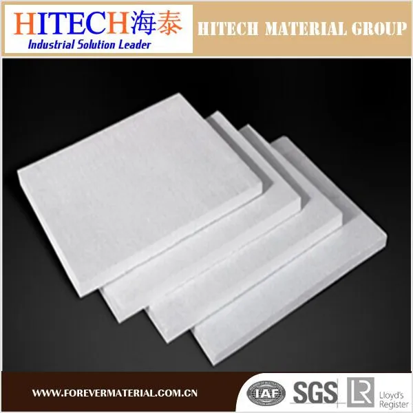 Огнеупорная теплоизоляция 1200 мм x 1000 мм x 50 мм 300 кг/м3, керамическая волоконная плита