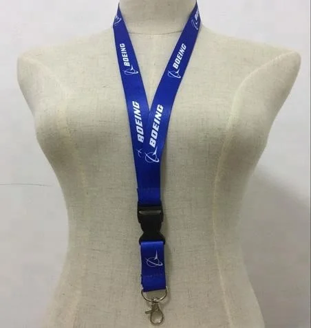 
OEM термопресс с напечатанным id-держателем для карт бейдж Боинг на заказ брелок шнурок оптовая продажа 