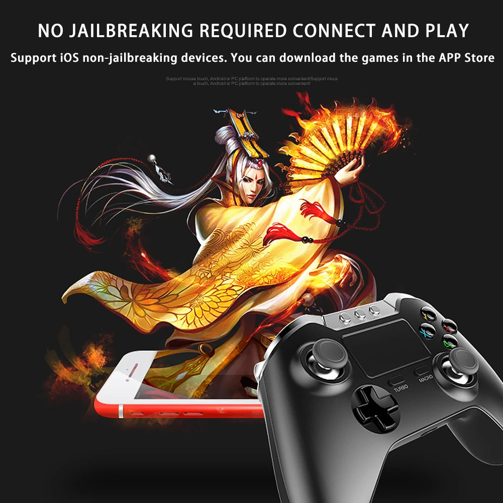 Ipega 9069 Game Handle Double Vibration Touch Limit Dedicated Wireless BT Joystick For King Of Glory