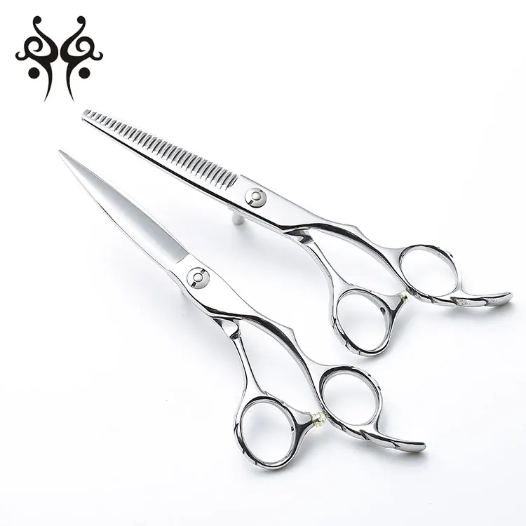 Горячие продажи пользовательских Дамаск 440C японской стали Ножницы для слоев/ножницы парикмахера комплект