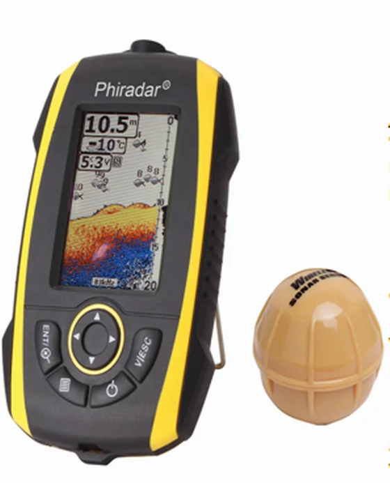 
Colors display wireless fish finder 