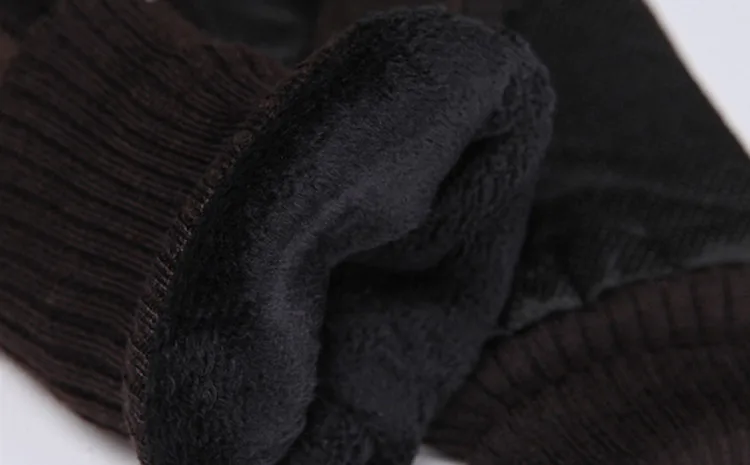 New men real pigskin winter snowboard top gloves men thermal gloves with fur