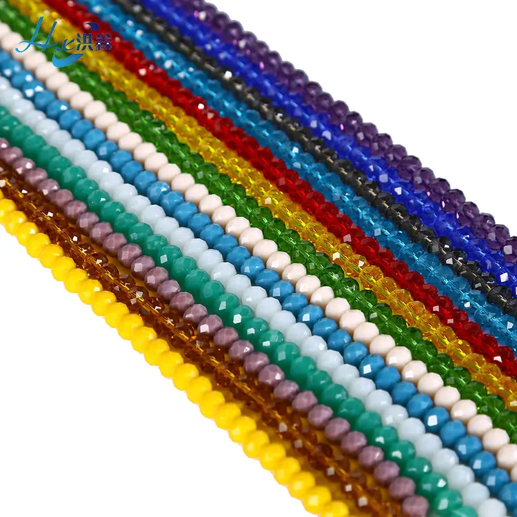 Wholesale Free Sample Faceted Glass Beads Crystal