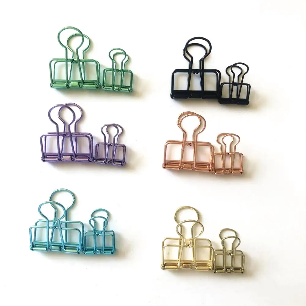 Mini Size Paper Clip Metal Binder Clip Stationery for Office School