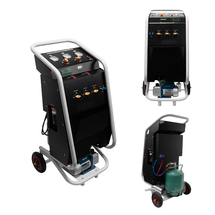 High-tech AC system air conditioning recovery and flushing machine