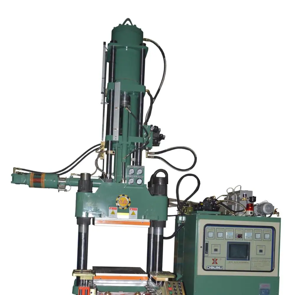 CHINJINLI Safety Silica Dust Cover Vertical Rubber Injection Molding Machine