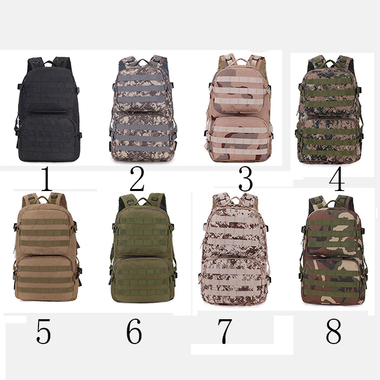 Trekking Camouflage Oxford Climbing Sports Travel Custom Military Style 3D Tactical Backpack