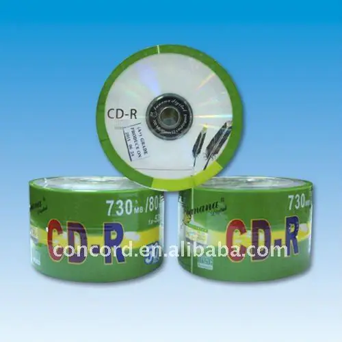 BANANA HIGH QUALITY BLANK CD-R 700MB 52X SILVER