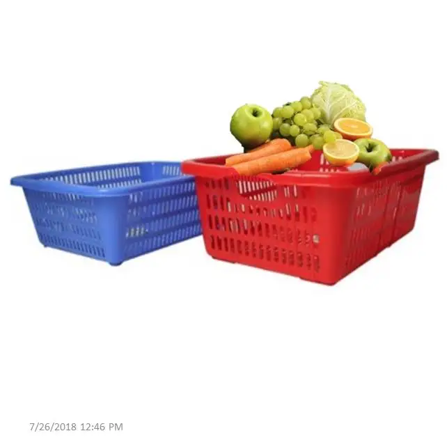 Plastic Storage Basket, Plastic Fruit Basket