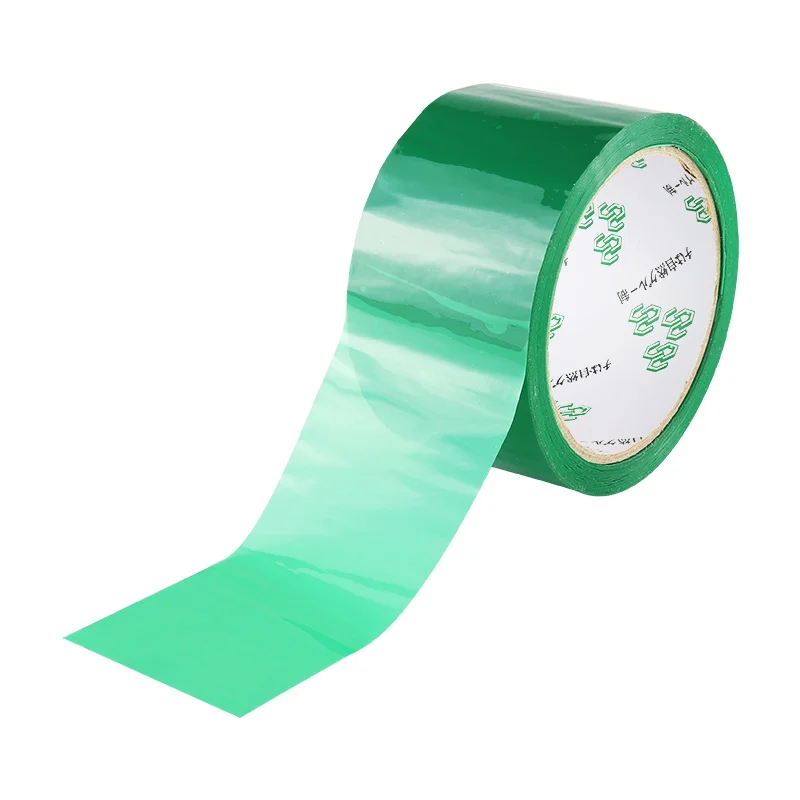 66m 48mm 45 micron green color bopp adhesive box packaging tape for carton sealing