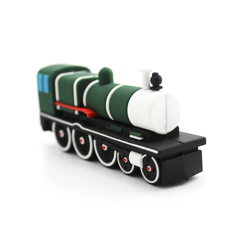 Custom pendrive 32gb USB PVC flash drive train shape