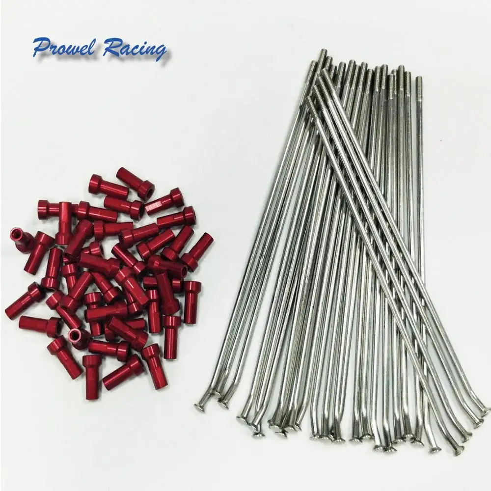 High Quality Motorcycle Stainless Steel Spokes and Nipples gold color alloy nipples 8G 9G 10G