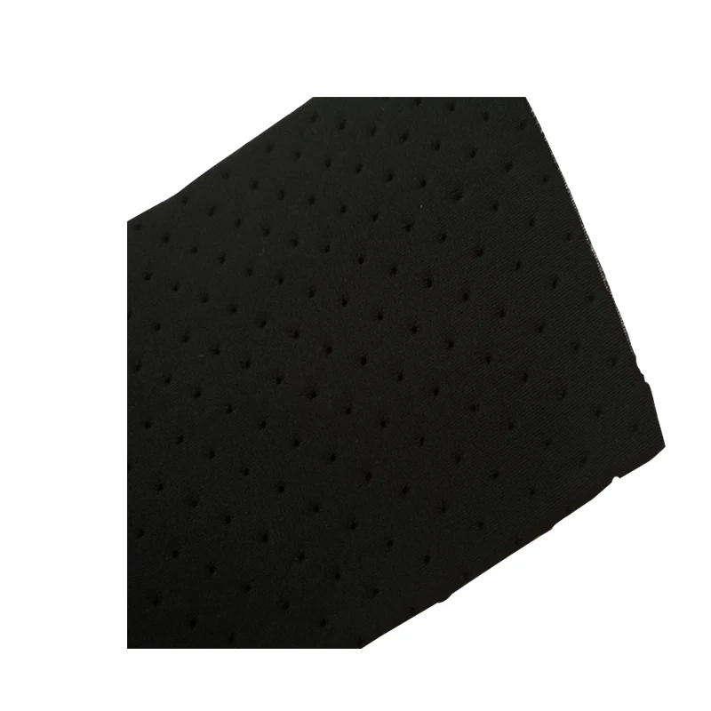 Good Quality 130cm*330cm Perforated Sbr Scr Thin Waterproof Black Neoprene Rubber Sheet Fabric