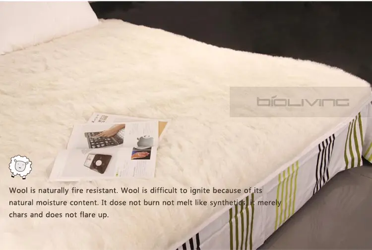 100% Wool Underlay magnetic bed mattress