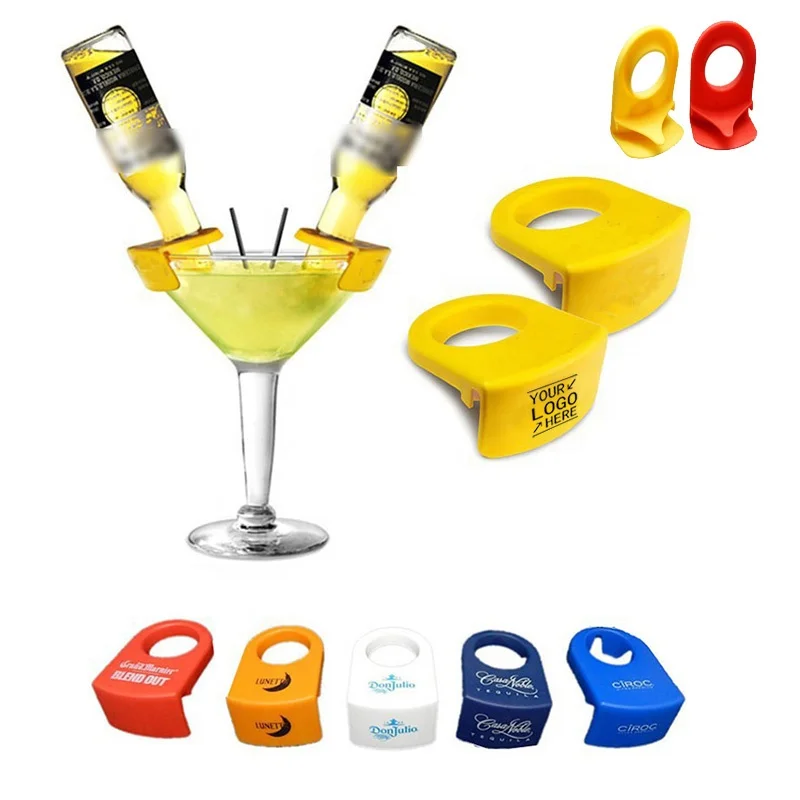 Cheap Plastic Beer Bottle Holders Drink Clip and Margarita Glasses