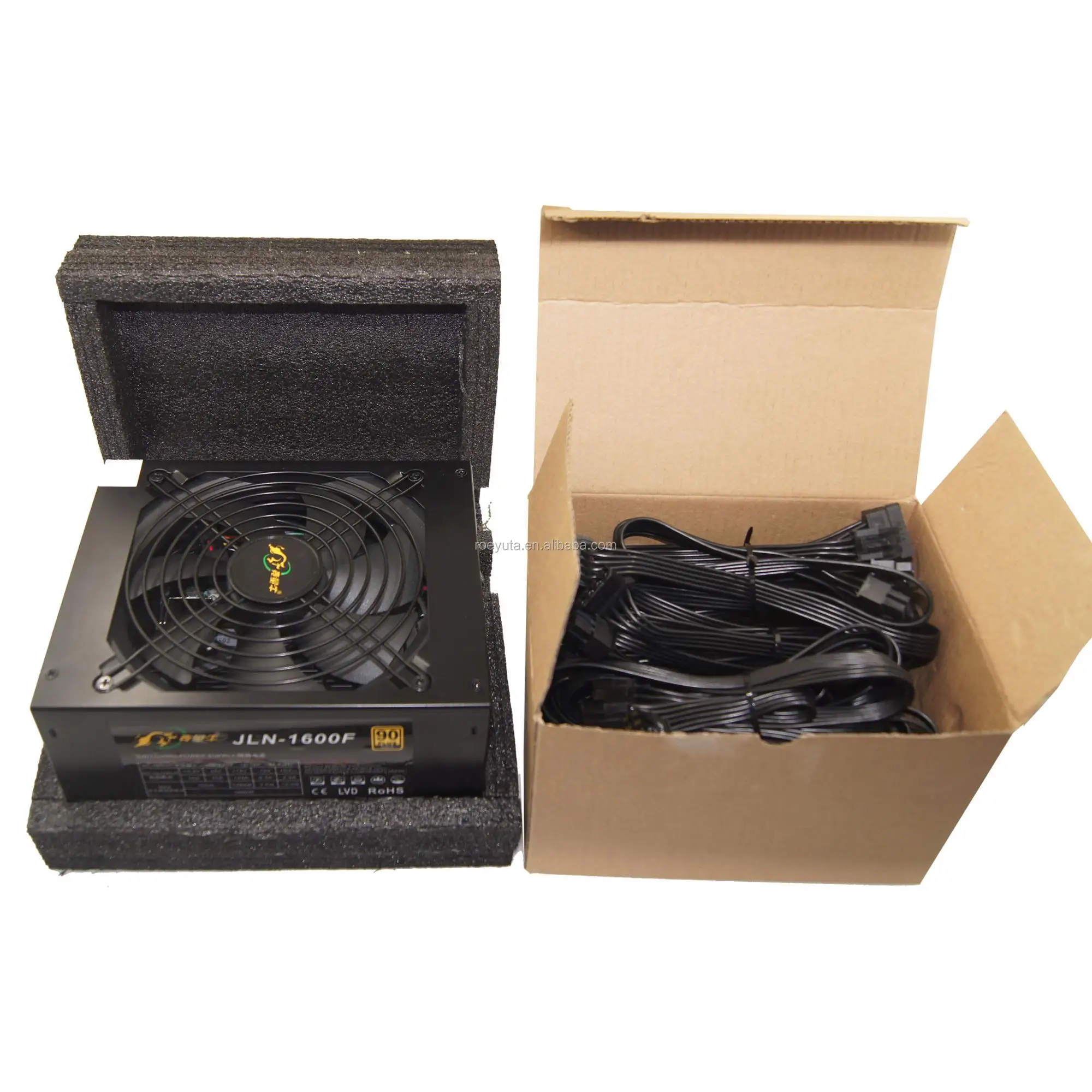 Блок питания ATX, 1250 Вт, полный модуль, вентилятор полного напряжения, бесшумный для видеосервера