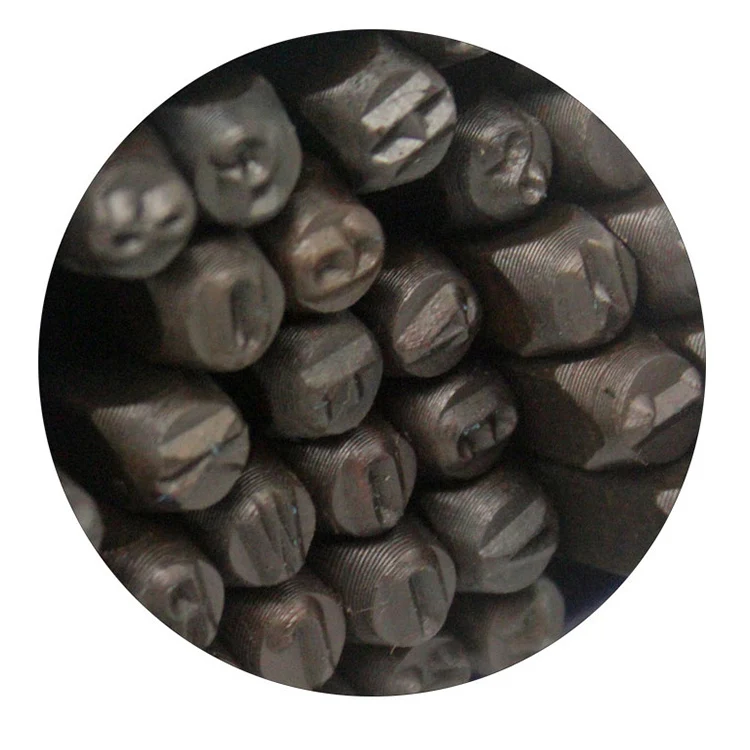 5 см буквенно-цифровые печатные штампы «сделай сам» инструменты для резьбы по коже и кожи