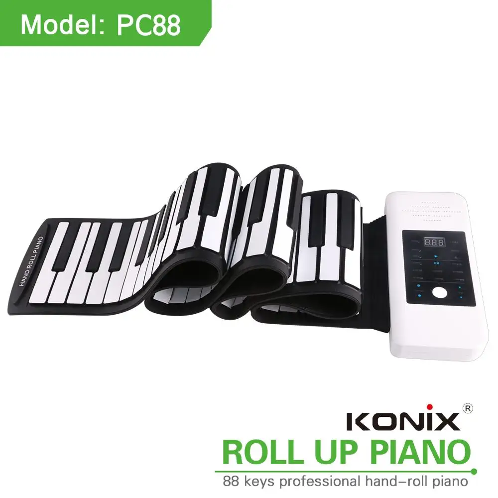 2019 Promotional gift acrylic midi keyboards foldable digital piano
