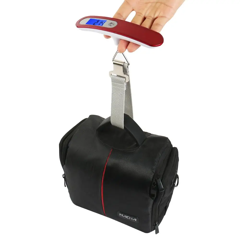 Hot Selling Hanging Suitcase Electronic Hand Luggage Scale 50KG Digital Display ABS Blue LCD Display Shipping Scale 450kg