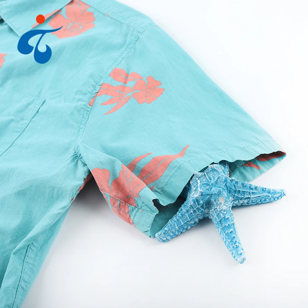 Hot summer Turkey Indian wholesale mens wear short sleeve shirt man beach