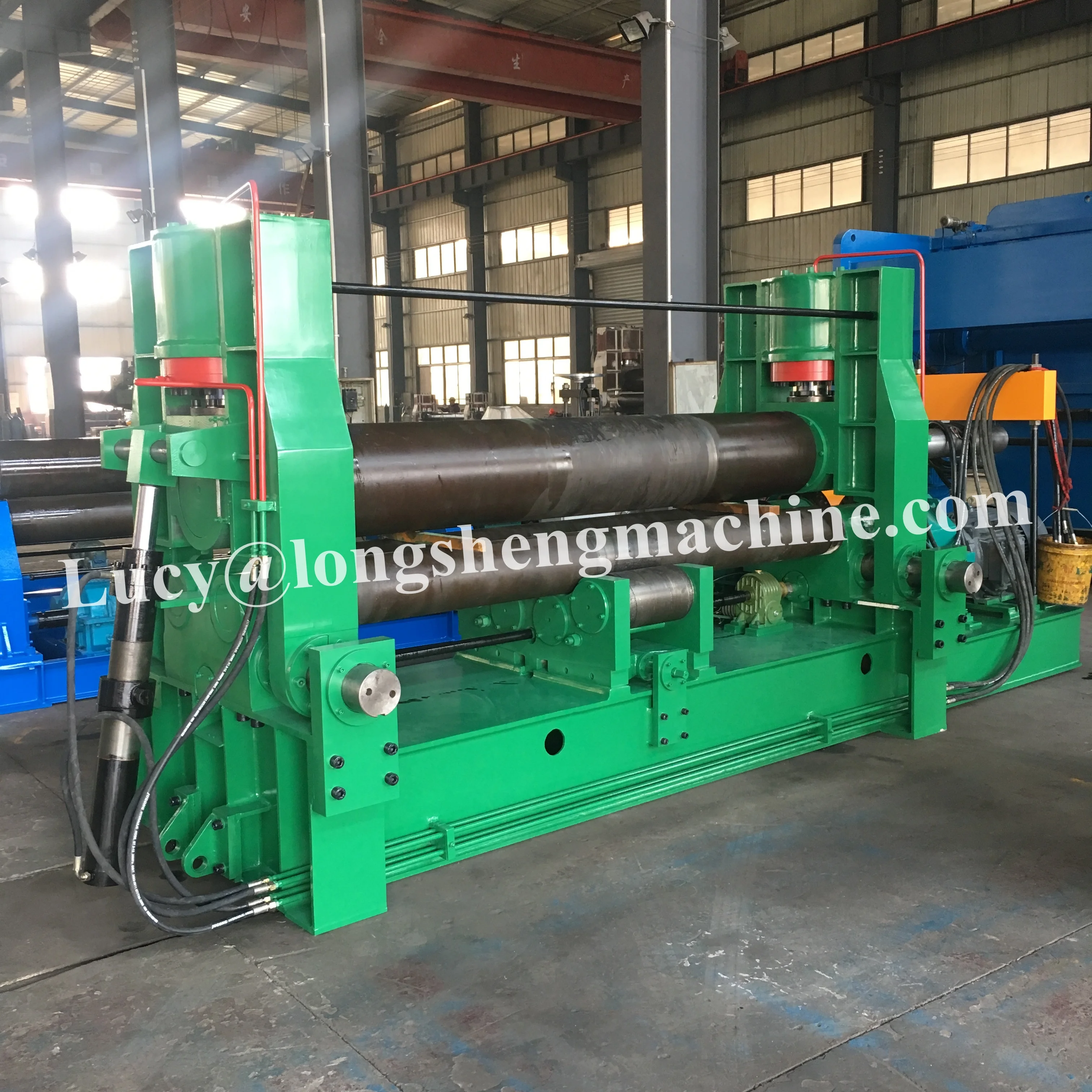 High quality W11S Large size hydraulic plate rolling machine pipe roll bending machine width 500mm to 2500mm