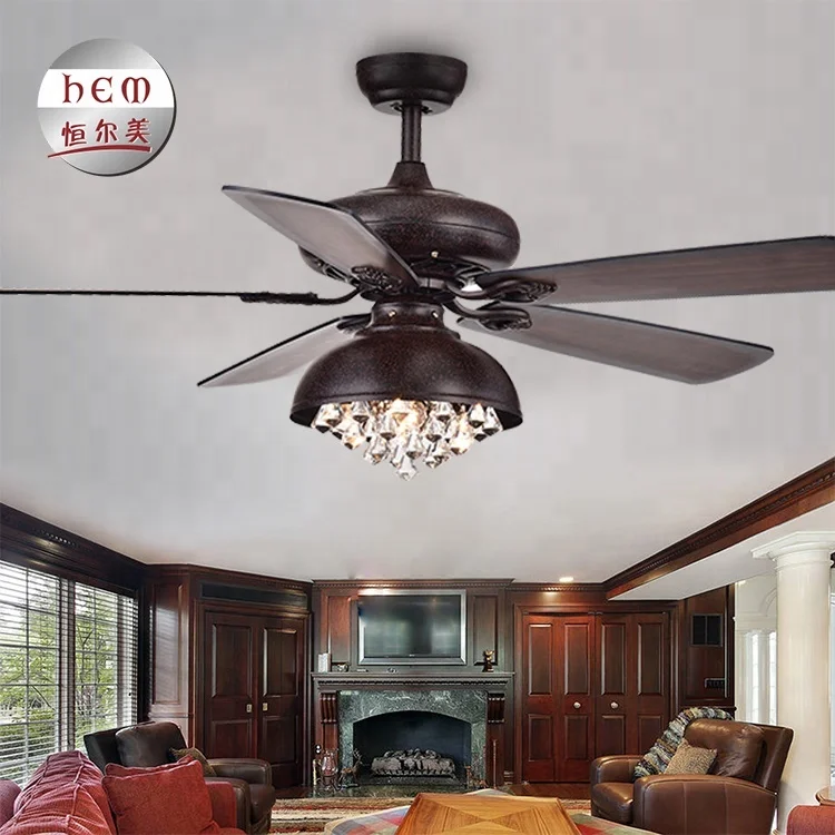 
Crystal Chandelier Ceiling Fan Decorative Lighting Crystal Cheap Price Ceiling Fan With Light 