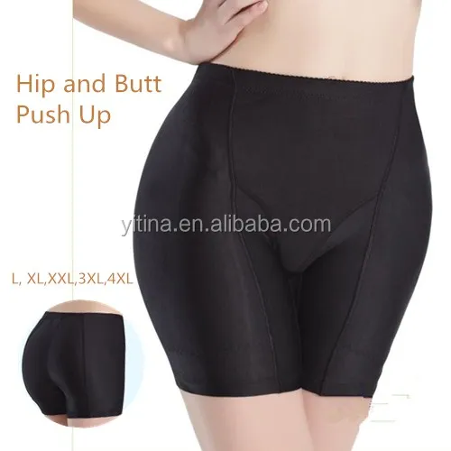
 Женские хлопковые трусики большого размера с подкладкой для бедер и ягодиц  