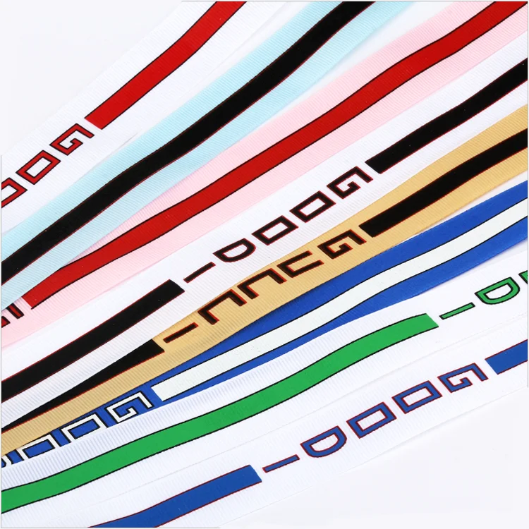 Wholesale 1.5 custom cartoon printed grosgrain ribbon